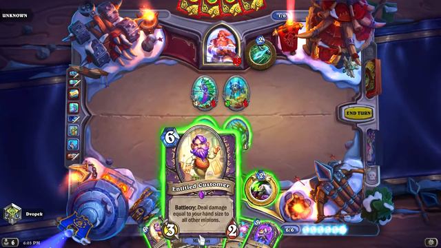 Hearthstone Curse Warlock VS Hunter Noob Rank Voyage to the Sunken City Expansion смотреть онлайн