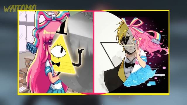 ПЕРСОНАЖИ ГРАВИТИ ФОЛЗ В СТИЛЕ АНИМЕ #2 смотреть онлайн