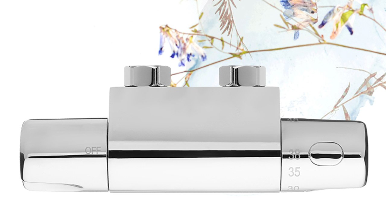 Распаковка Мини термостатического смесителя для душа Swedbe Mercury 9026 смотреть онлайн