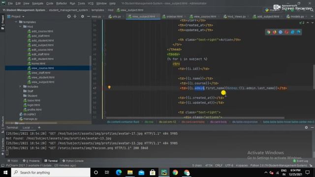 View Subject Frontend and Backend | Django Projects | Django Tutorial In Hindi смотреть онлайн