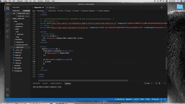 Ep. #3 (Final) | Get Courses App | BACKEND LOADER SPINNER with Python + Django + Ajax | Easy Metho смотреть онлайн