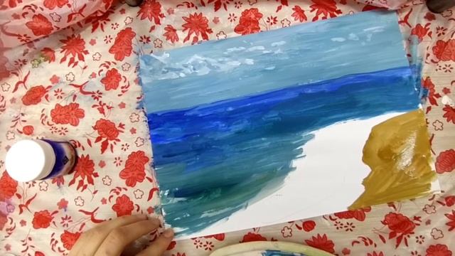 Рисуем морской пейзаж смотреть онлайн