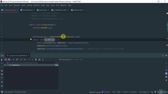 JUnit 5 Tutorial: Exceptions смотреть онлайн