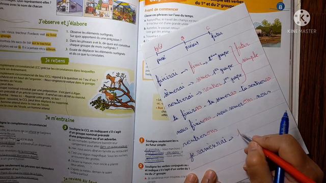conjugaison le futur simple des verbes du 1er et du 2ème groupes page 89 coquelicot CM1 смотреть онлайн