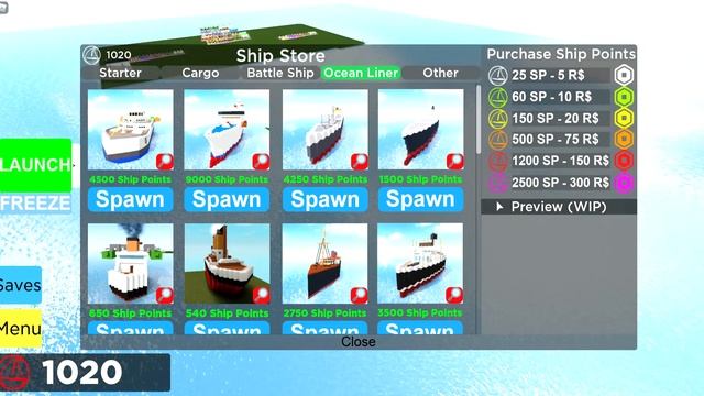 Sinking multiple ships in Build a ship to survivors island | ROBLOX
