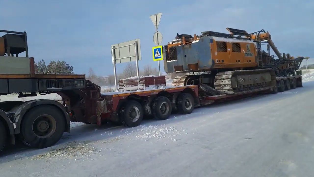 Негабарит77 Volvo FH16. Буровая. смотреть онлайн