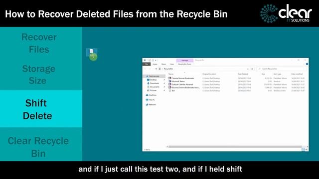 How to Recover Files from Recycle Bin in Windows 10 смотреть онлайн