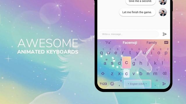 Facemoji Keyboard Pro: DIY Themes, Emojis, Fonts