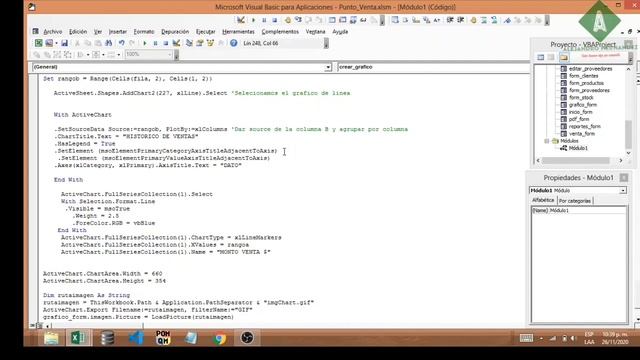 Crear Gráfica y abrir PDF desde Excel - Punto de Venta en VBA Excel - Curso Completo, sesión 11. смотреть онлайн