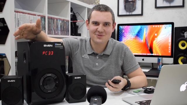 SVEN MS-2020 - ОБЗОР / УНИВЕРСАЛЬНАЯ АККУСТИКА / Аккустическая Система 2.1 смотреть онлайн