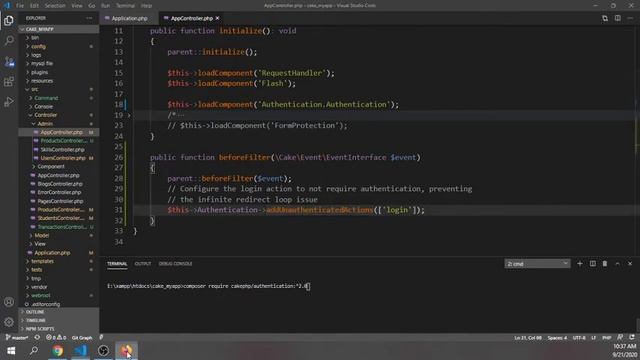 CakePHP 4 Login using authentication plugin (45) смотреть онлайн
