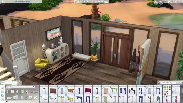 Glamorous Beach Home ?? | The Sims 4 | Speed Build | No CC смотреть онлайн
