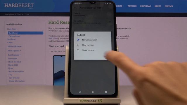 How to Hide Number on VIVO Y20s – Hide ID Caller смотреть онлайн