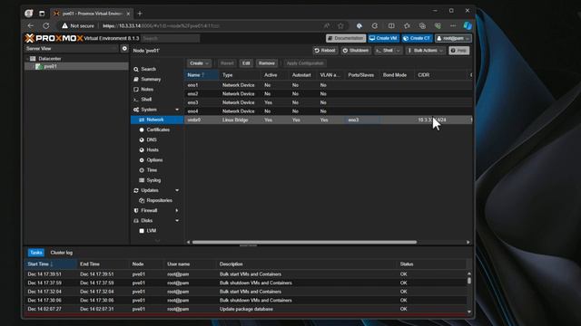 Proxmox VLAN Configuration: Linux Bridge Tagging, Management IP, and Virtual Machines смотреть онлайн