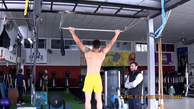 Подтягивания широким хватом за голову.Most Rear Pull Ups. смотреть онлайн
