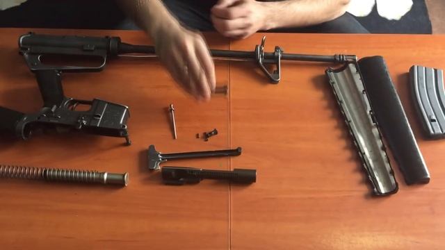 Кольт М16А1 223rem полевой уход / Colt M16A1 223rem field strip смотреть онлайн
