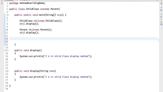 What Is Method Overriding In Java- Runtime Polymorphism In Java смотреть онлайн