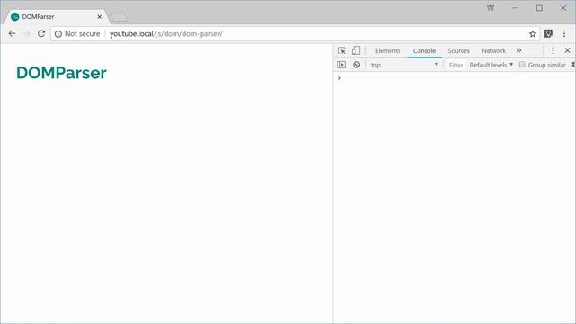 What is the DOMParser? - JavaScript Tutorial смотреть онлайн