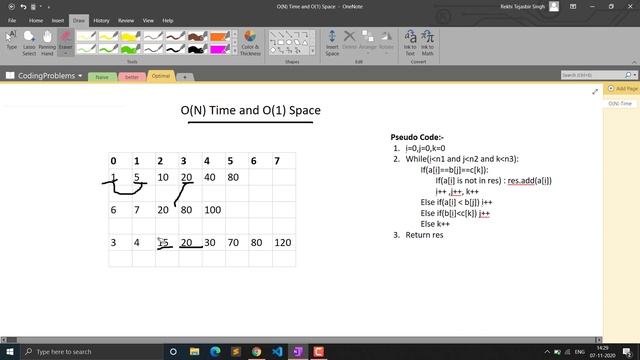 Find The Common Elements In 3 Sorted Arrays | Common Elements | Naive-Better-Best Approach смотреть онлайн