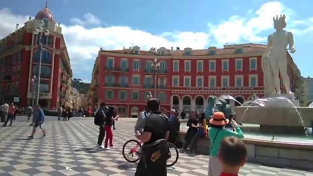 Nice France Place Massena смотреть онлайн
