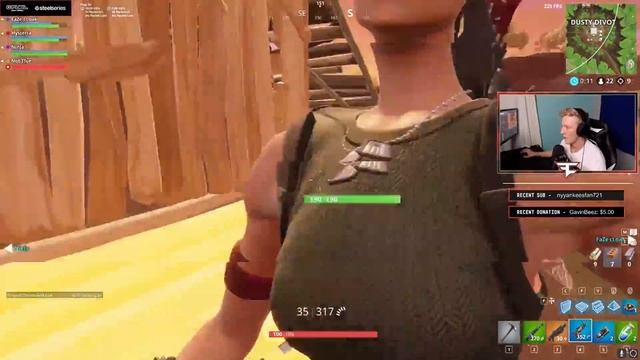 Tfue Vs Ninja Final Games ($20,000 Keemstar Tournament) смотреть онлайн