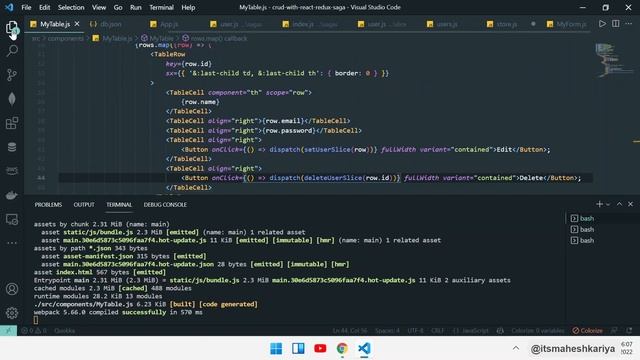 React Redux Saga CRUD Application | Redux Toolkit | Material UI | MUI | Axios | JSON Server смотреть онлайн