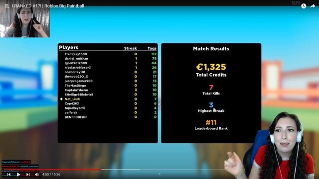 Reacting To My FIRST Roblox Big Paintball Game... смотреть онлайн