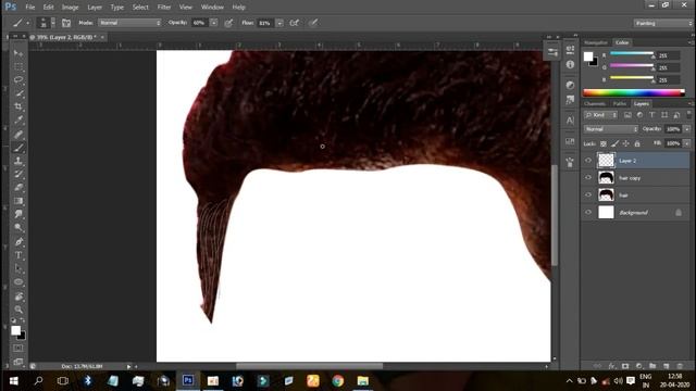 How to draw advanced hair | using stroke path | pen tool| rishi смотреть онлайн