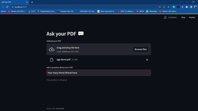 Langchain: PDF Chat App (GUI) | ChatGPT for Your PDF FILES | Step-by-Step Tutorial | Github смотреть онлайн