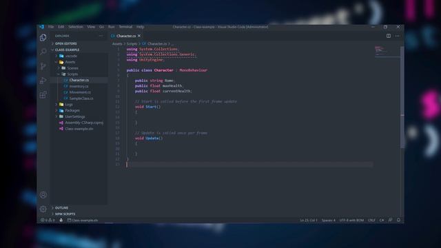ЧТО ТАКОЕ CLASS В C# UNITY ЗА 5 МИН, С# ДЛЯ НАЧИНАЮЩИХ смотреть онлайн