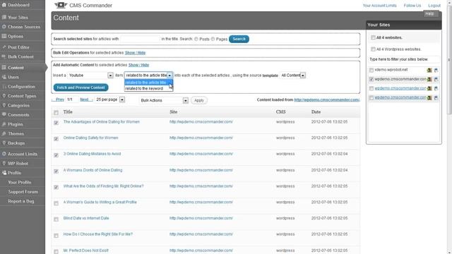 How to insert related images, videos and more into your old Wordpress posts with CMS Commander смотреть онлайн