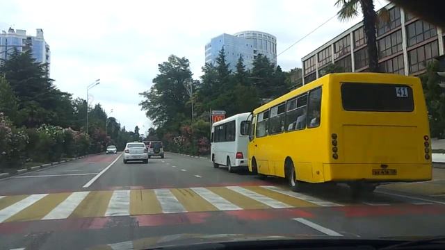 Сочи Элит 00134 Дорога с Реала в центр (Экскурсия по Раздольному) смотреть онлайн