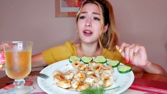 МУКБАНГ ПЕЛЬМЕНИ ЖАРЕНЫЕ | не АСМР | MUKBANG DUMPLINGS asmr | МОЯ РАБОТА | ИСТОРИИ | смотреть онлайн