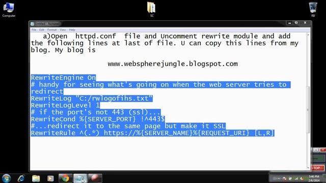 Redirecting non SSL HTTP requests to SSL HTTPS requests in IBM HTTP Server on windows смотреть онлайн