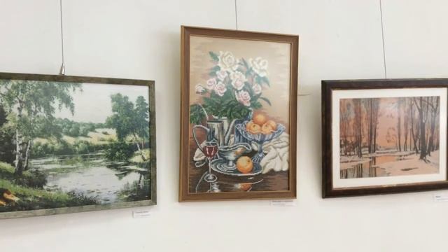 Вышивка крестом, крестиком Выставка Рига 2016 г Июль / / DINA stitch смотреть онлайн