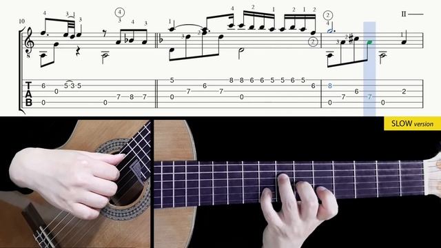 A Comme Amour - Guitar Lesson + TAB смотреть онлайн
