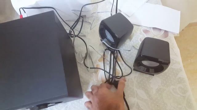 f&d f-203g 2.1 speaker system Review Unboxing & Installation instructions смотреть онлайн
