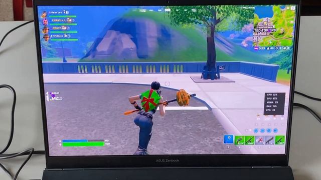 ASUS Zenbook 14 OLED UX3402Z Intel i7 Gameplay clip: Fortnite смотреть онлайн