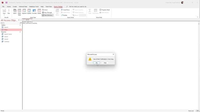 MS Access Tutorial - Lesson 109 - SQL Query ADD COLUMN смотреть онлайн