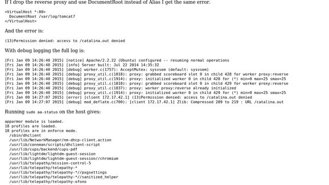 Apache reverse proxy with alias, permission denied смотреть онлайн