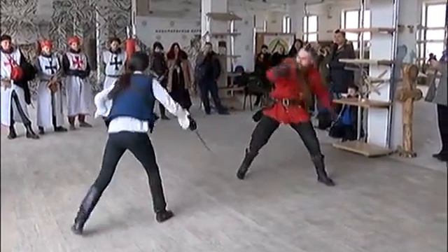 Поединок на мечах и кинжалах смотреть онлайн