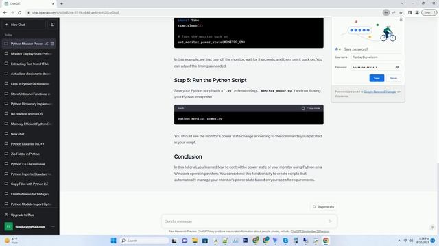 Setting monitor power state in python смотреть онлайн