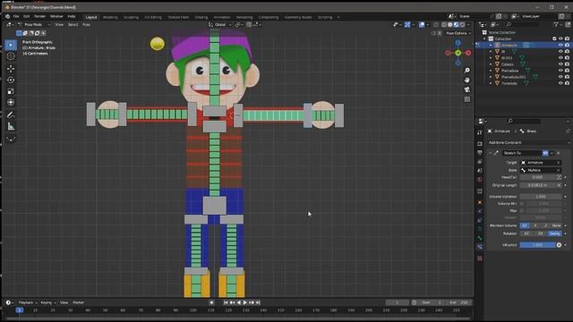 Animar Personaje con Rig Bendy Bones en Blender смотреть онлайн