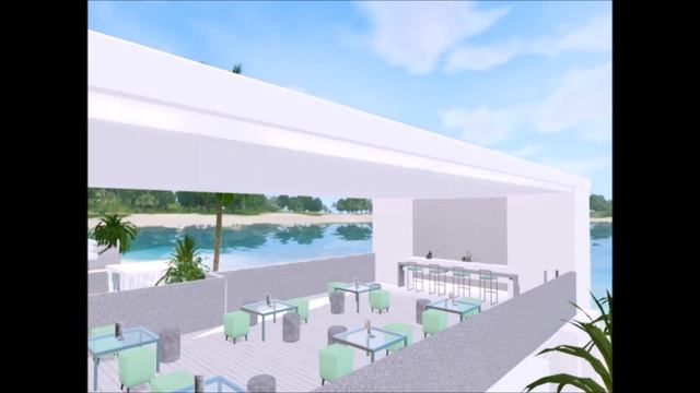 NEW The sims 3 BIG Sunlit tides hotel/resort HD смотреть онлайн