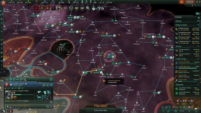 [27] - Deviancy issues - Cevanti Collective - Stellaris 2.2 Devouring Swarm смотреть онлайн