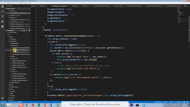 FireBase Vue: Login Descarga Perfil смотреть онлайн