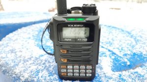 Yaesu FT-70DR тест приемника