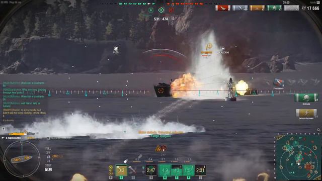 World of Warships Benham's guns смотреть онлайн
