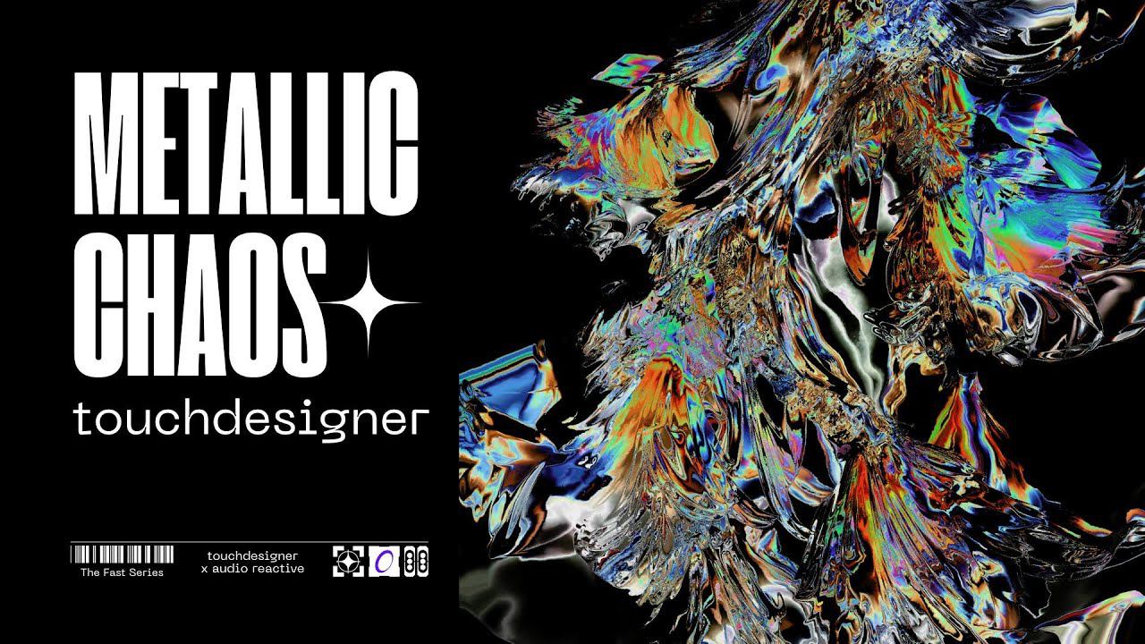 Metallic Chaos in Touchdesigner - Using Feedback Blur and Displace TOP [Super Fast Tutorial Series ] смотреть онлайн