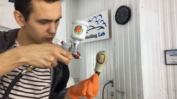 Реставрация кожи Nissan Patrol в Detailing Lab